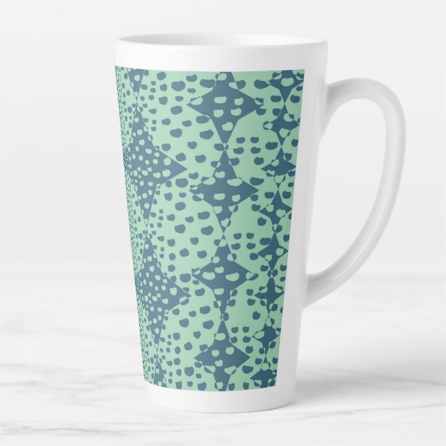 Caneca De Café Latte Faíscas de Rosasbulb (Direita)