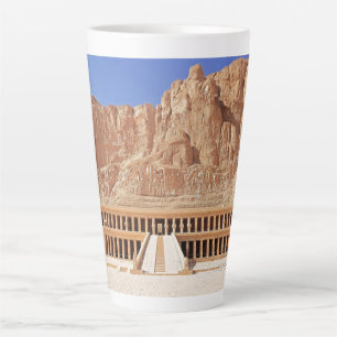 Caneca De Café Latte Faraó do Antigo Egito Templo de deir el bahri Dina