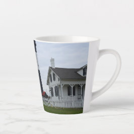 Caneca De Café Latte Farol de Tybee Island