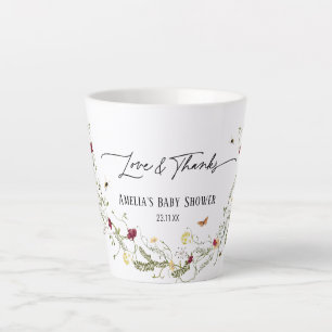 Caneca De Café Latte Favor Personalizado de Chás de fraldas Selvagens E