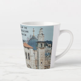 Caneca De Café Latte Fé cristã religiosa foto antiga