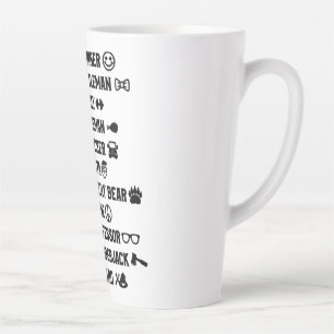 Caneca De Café Latte fearspagliay