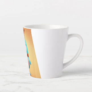 Caneca De Café Latte Felicidade de Abacate