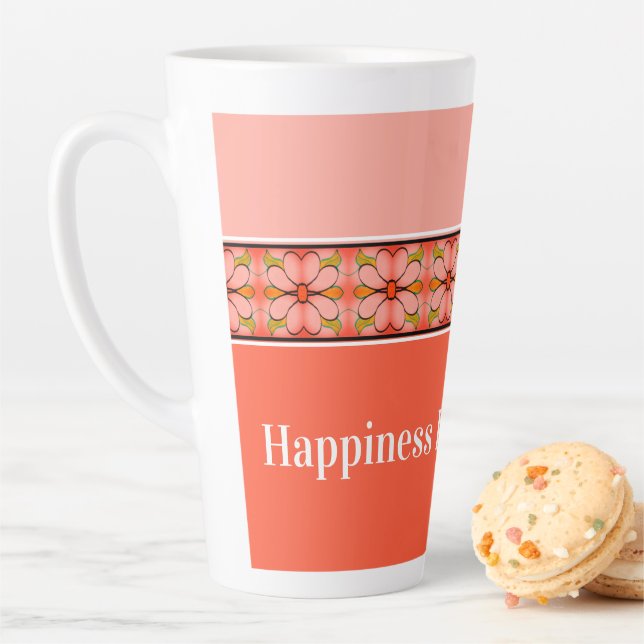 Caneca De Café Latte Felicidade é lar (In Situ)