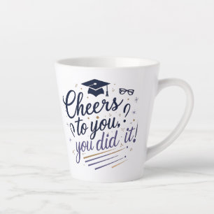 Caneca De Café Latte Felicita-te por teres feito Mug!