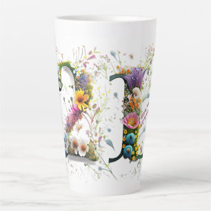 Caneca De Café Latte Feliz Aniversário do aniversário de 21 anos Wildfl