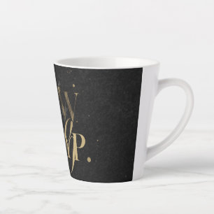 Caneca De Café Latte Feliz ano novo