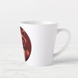 Caneca De Café Latte Feliz Casal Sr. e Sra. Racoon