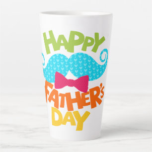 Caneca De Café Latte "Feliz Dia do Pai, Pai: Uma Celebração do Amor"