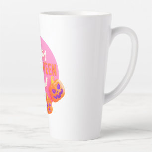 Caneca De Café Latte Feliz halloween