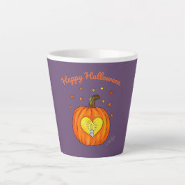 Caneca De Café Latte Feliz Halloween Pumpkin Mug