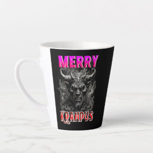 Caneca De Café Latte Feliz Krampus