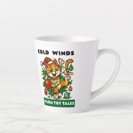 Caneca De Café Latte Feliz Natal