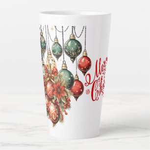 Caneca De Café Latte Feliz Natal
