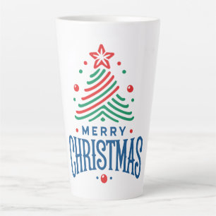 Caneca De Café Latte Feliz Natal 1