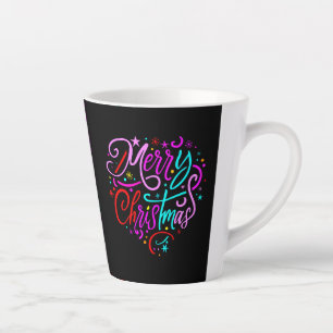 Caneca De Café Latte Feliz Natal - Designs de Natal