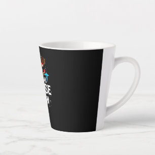 Caneca De Café Latte Feliz Natal Enfermeira de Natal