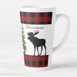 Caneca De Café Latte Feliz Natal Mose Latte Mug