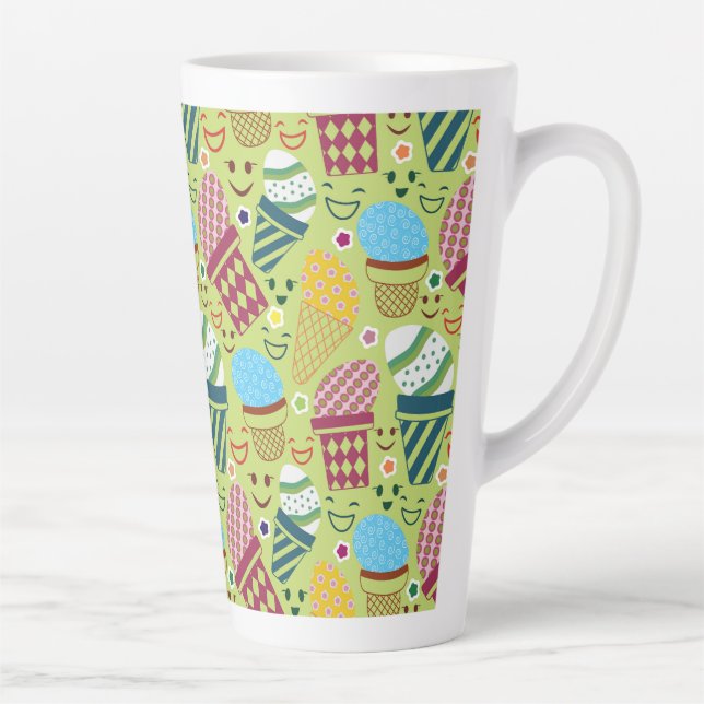 Caneca De Café Latte Felz pascoa (Direita)