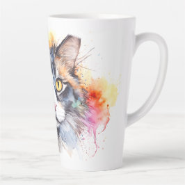 Caneca De Café Latte Feral Calico #87