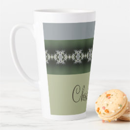 Caneca De Café Latte Feriado elegante projetado