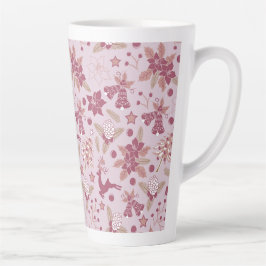 Caneca De Café Latte Férias de Natal