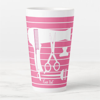 Caneca De Café Latte Ferramentas de hairstyles