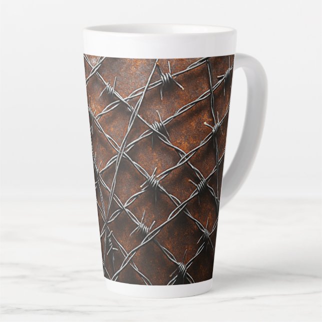 Caneca De Café Latte Ferrugem-de-cama (Ângulo direito)