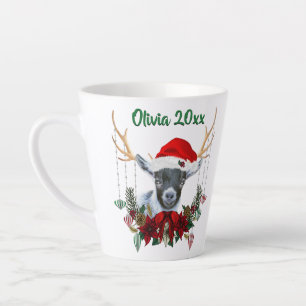 Caneca De Café Latte Fesnatal Pigmeus Goat Kid