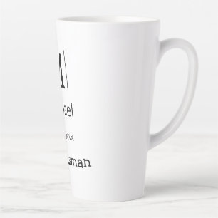 Caneca De Café Latte festa de despedida de solteiro padrinho adicionar