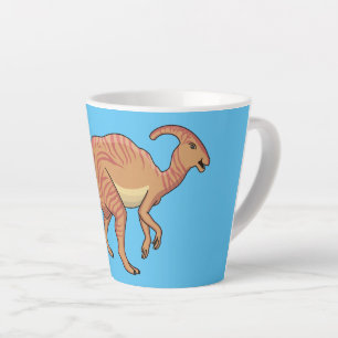 Caneca De Café Latte Figura de desenho animado do dinossauro do parasau