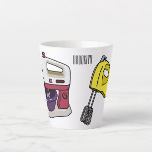 Caneca De Café Latte Figura de desenho animado do Mixer