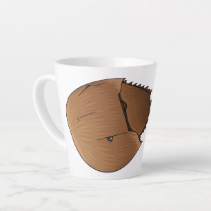 Caneca De Café Latte Figura de desenho animado em ferradura