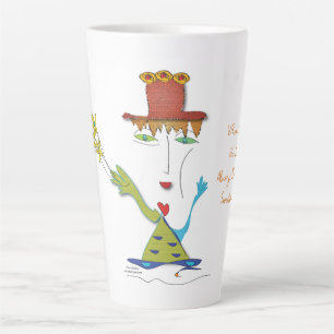 Caneca De Café Latte 'Fiona' - Sweeten The Deal Latte Mug