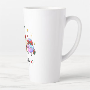Caneca De Café Latte Fique Alegre Fique Esmagável Natal Squishies Virai