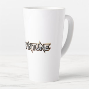 Caneca De Café Latte Fique em Sintonia - texto