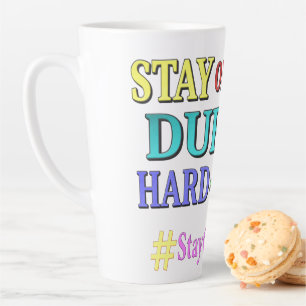 Caneca De Café Latte "FIQUE OTIMISTA" Design. Compre agora