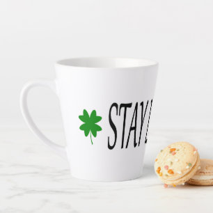 CANECA DE CAFÉ LATTE FIQUE SORTE!