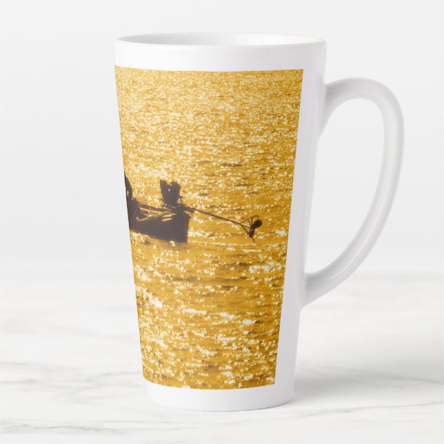 Caneca De Café Latte Fisher Men na Tailândia (Direita)