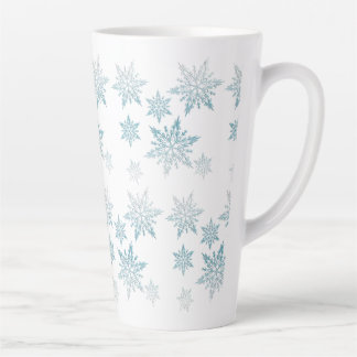 Caneca De Café Latte Flocos de neve polar de gelo