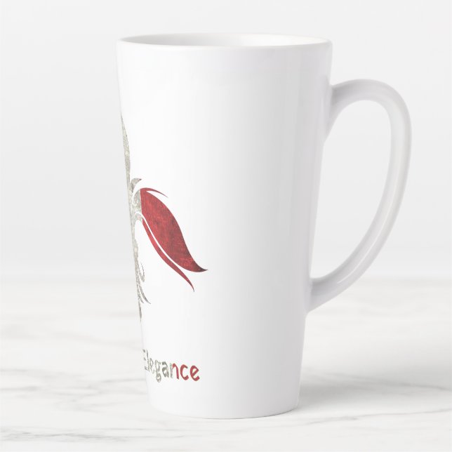 Caneca De Café Latte Flor-de-Lis (Direita)