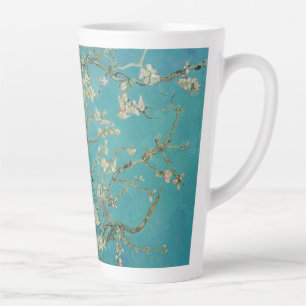Caneca De Café Latte Floração da Amendoeira, Pintura a Óleo, Vincent Va