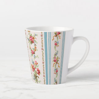 Caneca De Café Latte Floral doce 40