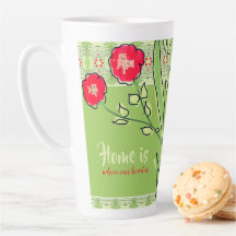 Floral Vermelho Moderno e Artsy