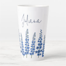 Flores Azuis Delfinium de julho