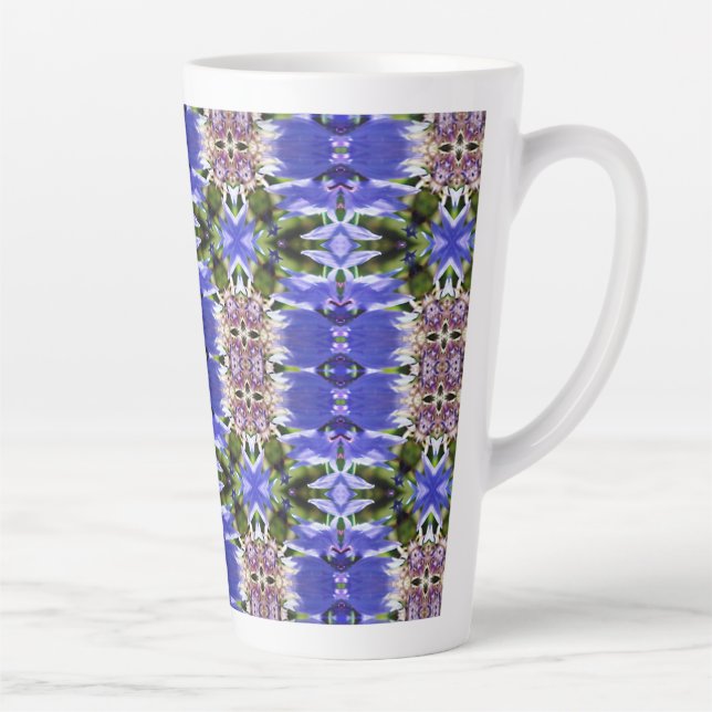 CANECA DE CAFÉ LATTE FLORES CORNFLOWER (Direita)