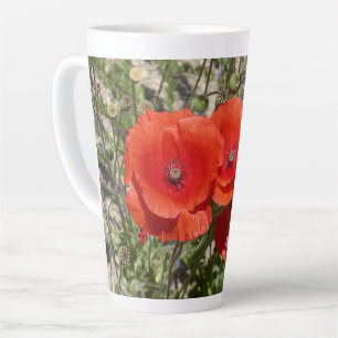 CANECA DE CAFÉ LATTE FLORES DE POPULAÇÃO