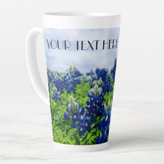 Caneca De Café Latte Flores do Texas Bluebonnets Lupine