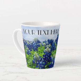 Caneca De Café Latte Flores do Texas Bluebonnets Lupine