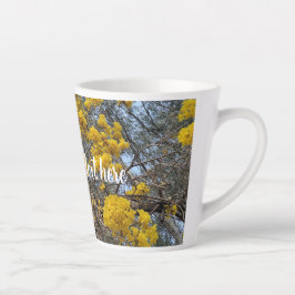 Caneca De Café Latte Florescer da natureza